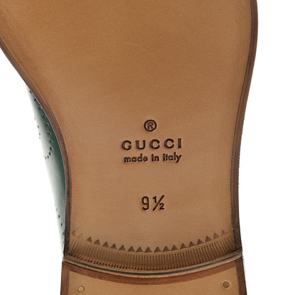 Gucci Betis Calfskin Mens Double Monk Strap Loafers 9.5 Verde 6 of 10