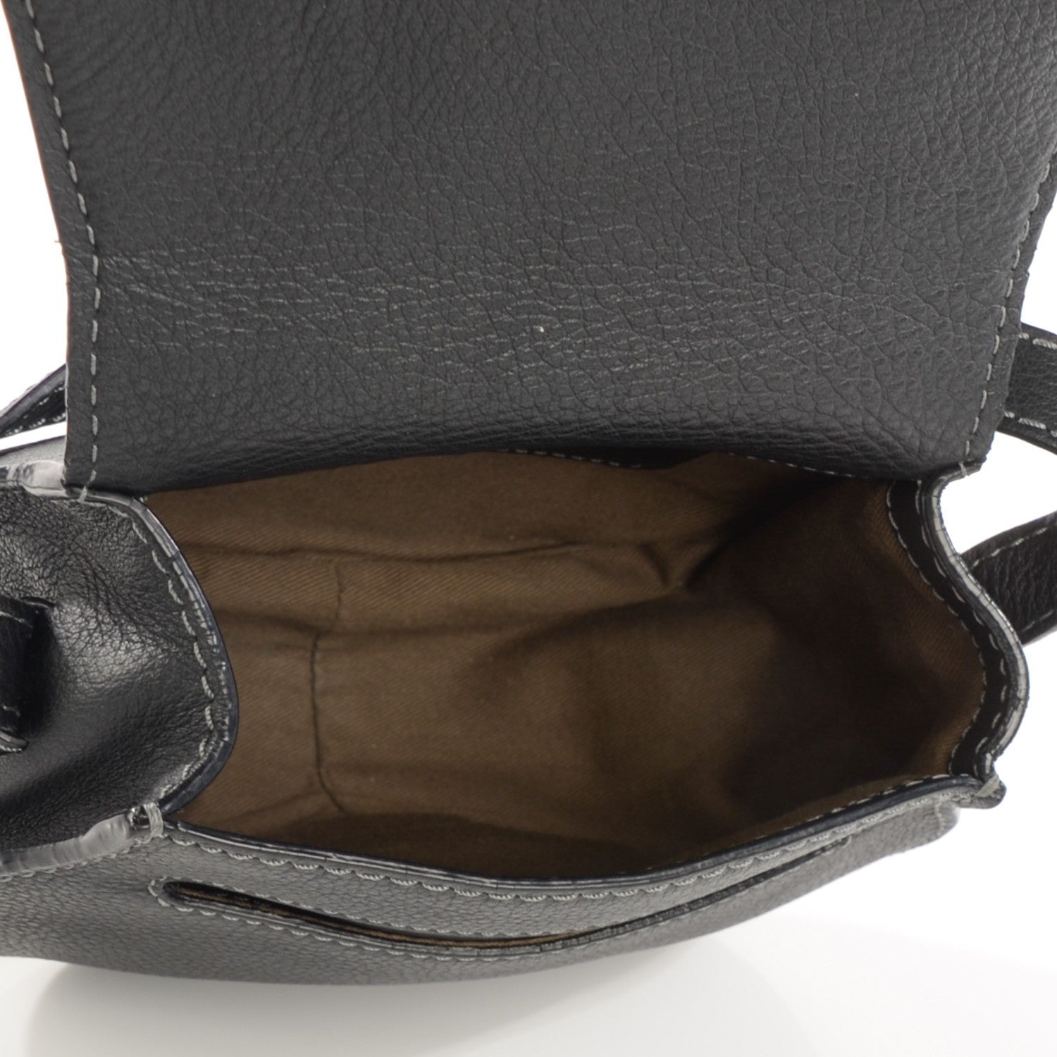 Chloe Calfskin Mini Marcie Round Crossbody Bag Black 5 of 9
