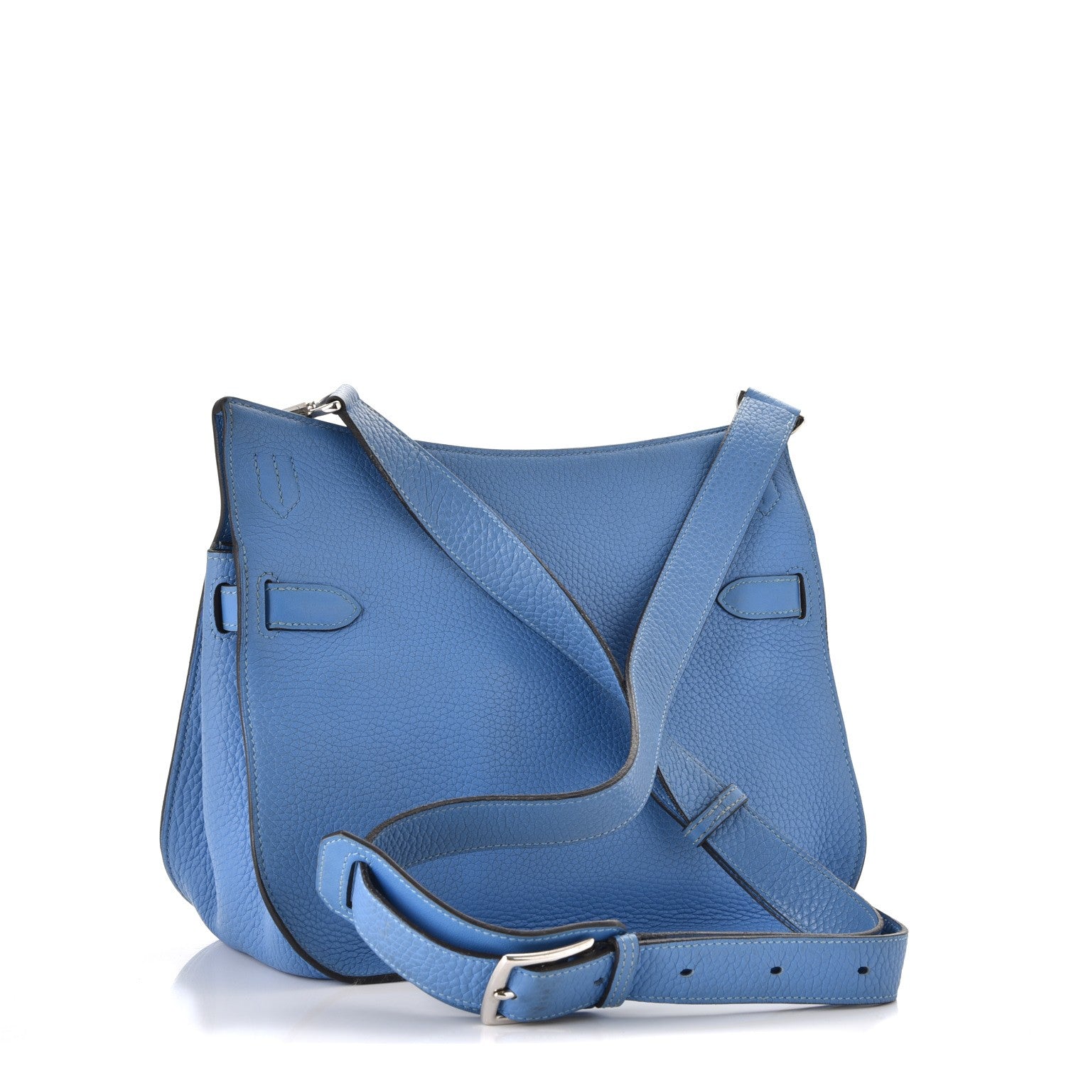 Hermes Taurillon Clemence Swift Jypsiere 28 Bleu Paradis 3 of 36