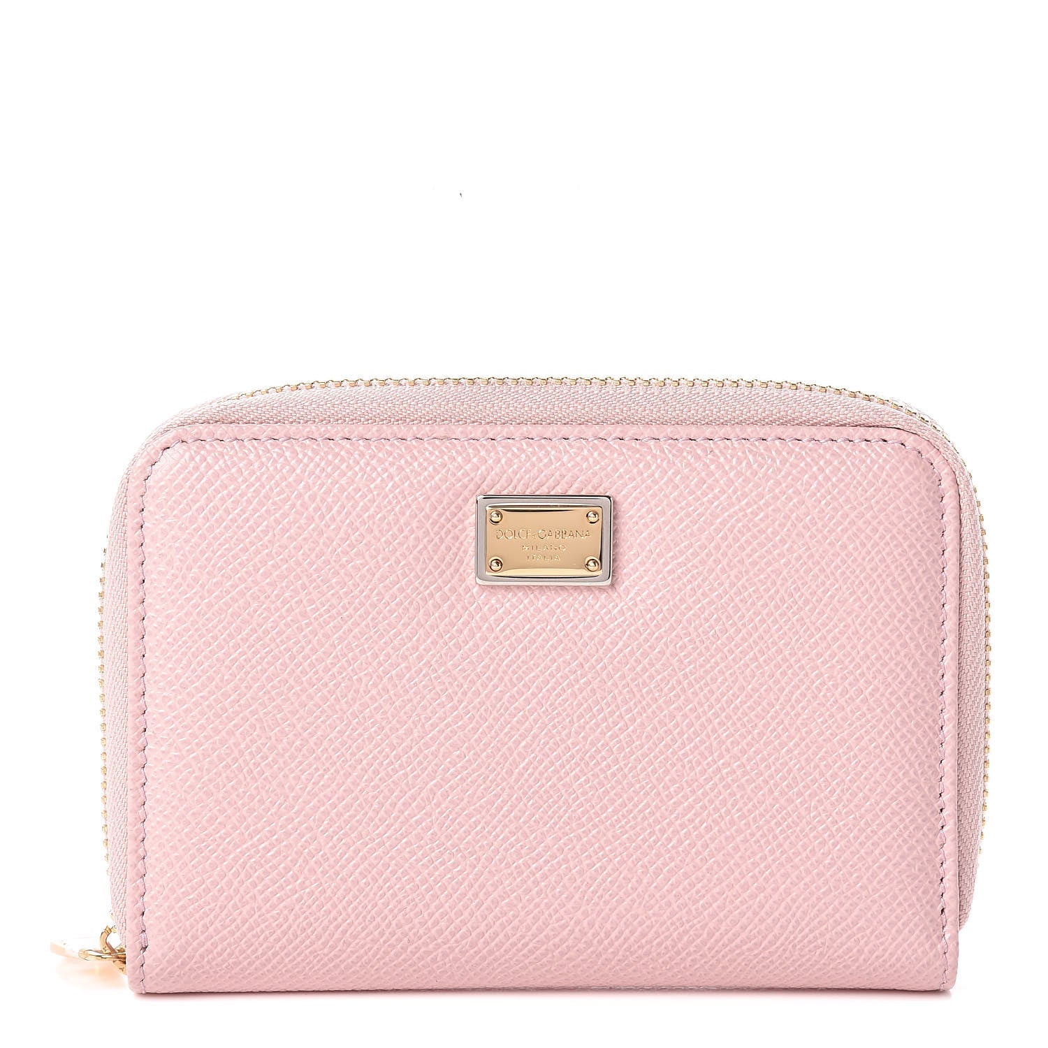 Dolce & Gabbana Dauphine Small Zip Around Wallet Pink 1 of 10