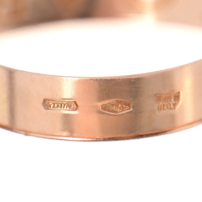 Bulgari 18K Rose Gold Diamond B.Zero1 Essential Band Ring 50 5.25 4 of 5