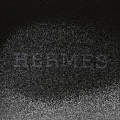 Hermes Suede Goatskin Womens Empire Sandals 37 Vert Toundra 6 of 8
