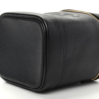 Chanel Caviar Vanity Cosmetic Case Black 7 of 10