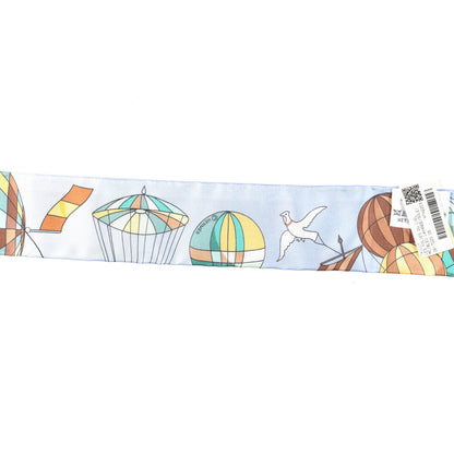 Hermes Silk Les Folies Du Ciel Twilly Bleu Lavande Soleil 6 of 6