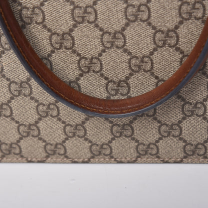 Gucci GG Supreme Monogram Small Top Handle Bag Beige Tuscany 14 of 18