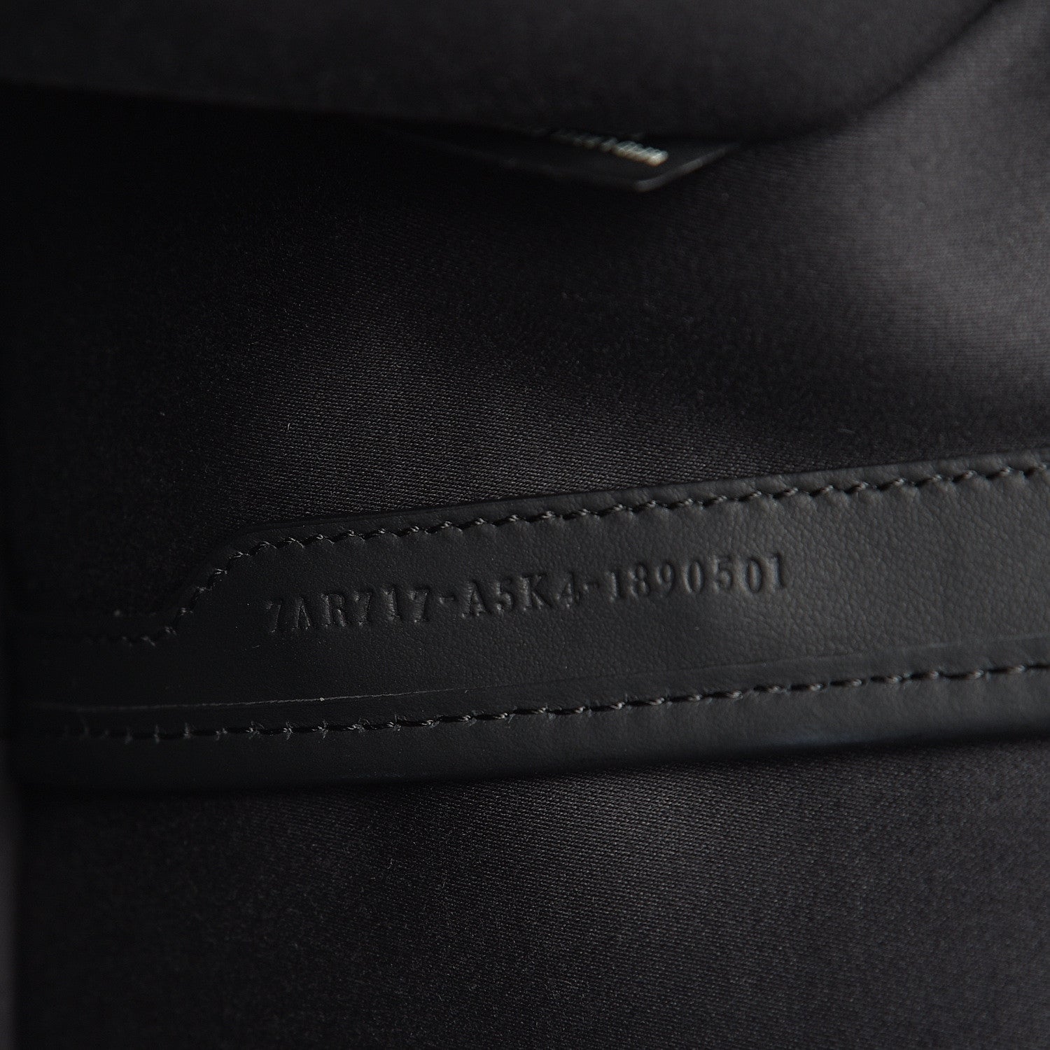Fendi Glazed Fabric Vitello Century FF 1974 Stamp Patch Mini Peekaboo Defender Cover Mogano Panna Black 6 of 9