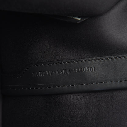 Fendi Glazed Fabric Vitello Century FF 1974 Stamp Patch Mini Peekaboo Defender Cover Mogano Panna Black 6 of 9