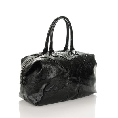 Saint Laurent Textured Patent Medium Easy Sac Black 3 of 7