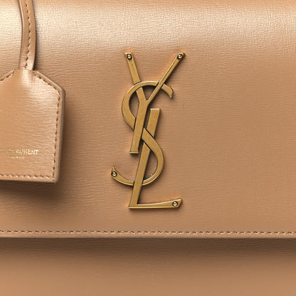 Saint Laurent Calfskin Medium Monogram Sunset Natural Tan 7 of 10