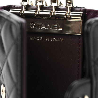Chanel Lambskin Quilted 4 Key Holder Black 9 of 9