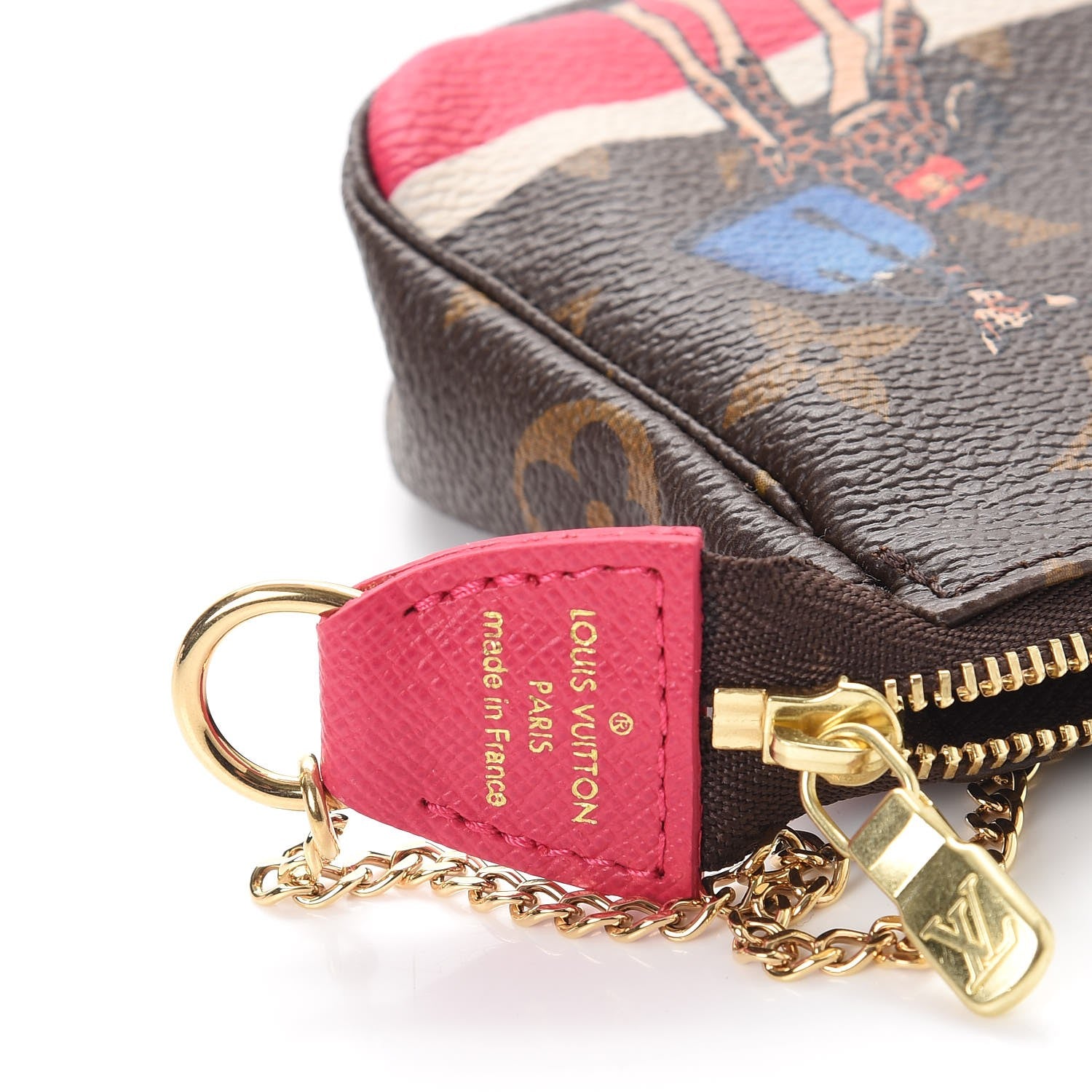 Louis Vuitton Monogram 2017 Christmas Animation Mini Pochette Accessories 6 of 8