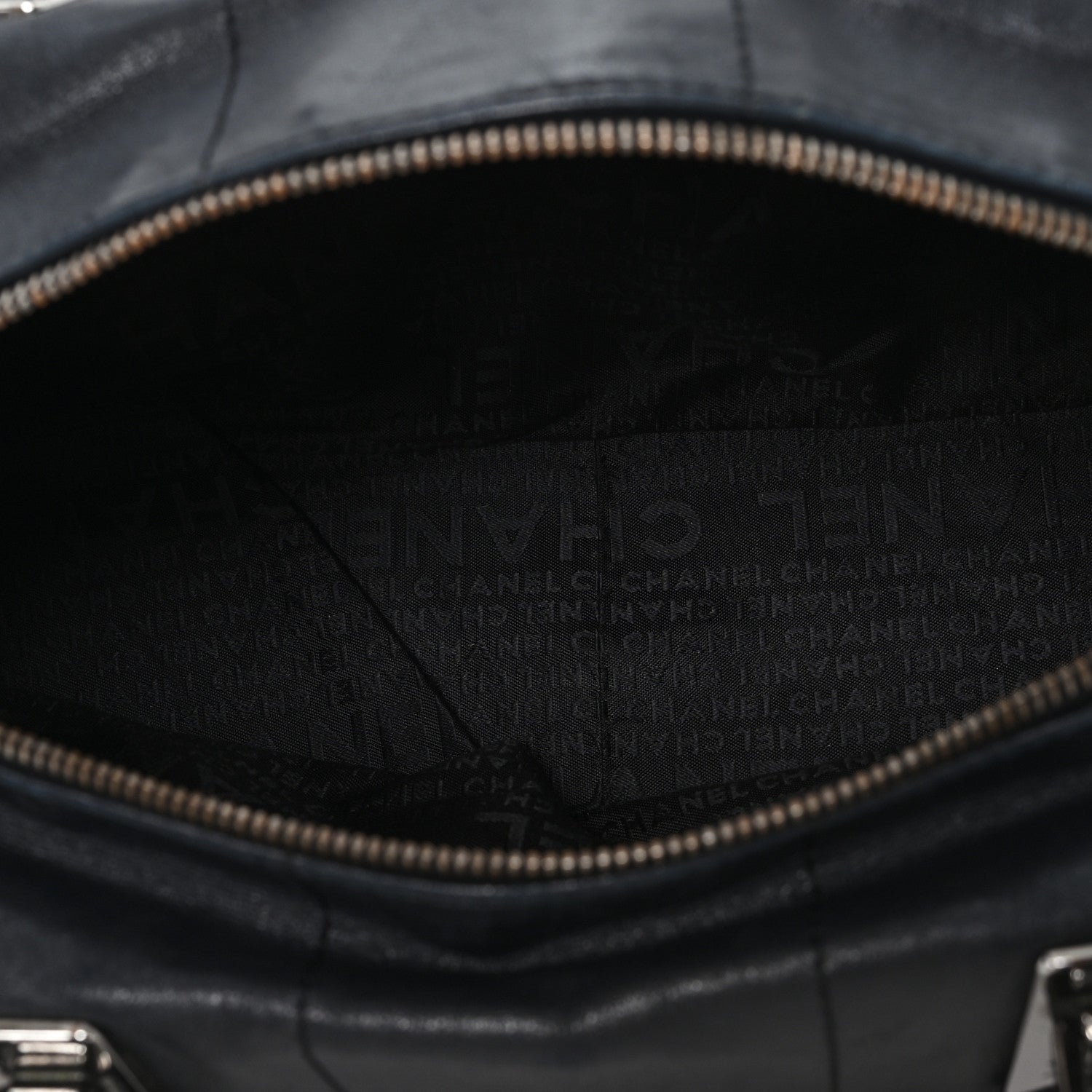 Chanel Lambskin Square Stitched Large Tote  Black 5 of 12