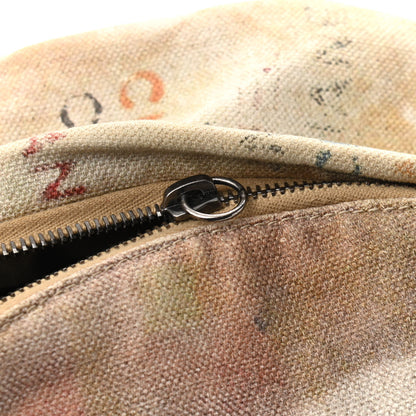 Chanel Graffiti Printed Canvas Medium Backpack Beige 10 of 10