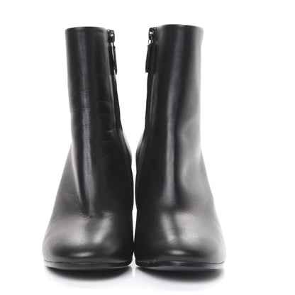Balenciaga Shiny Sheepskin 20mm Oval Booties 38 Black 2 of 10