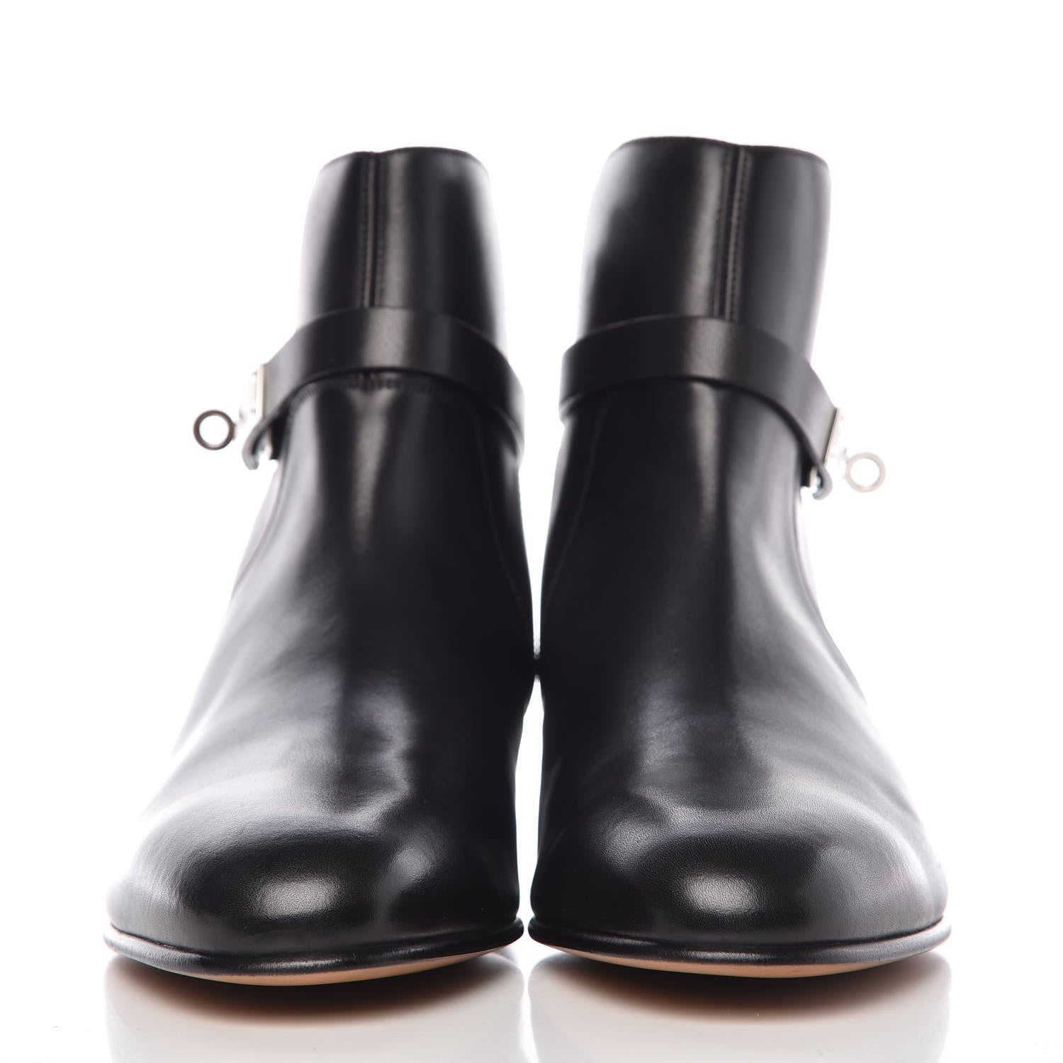 Hermes Calfskin Neo Low Boots 41 Black 2 of 9