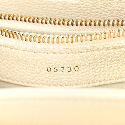 Celine Grained Calfskin Small 16 Top Handle Bag White 8 of 14