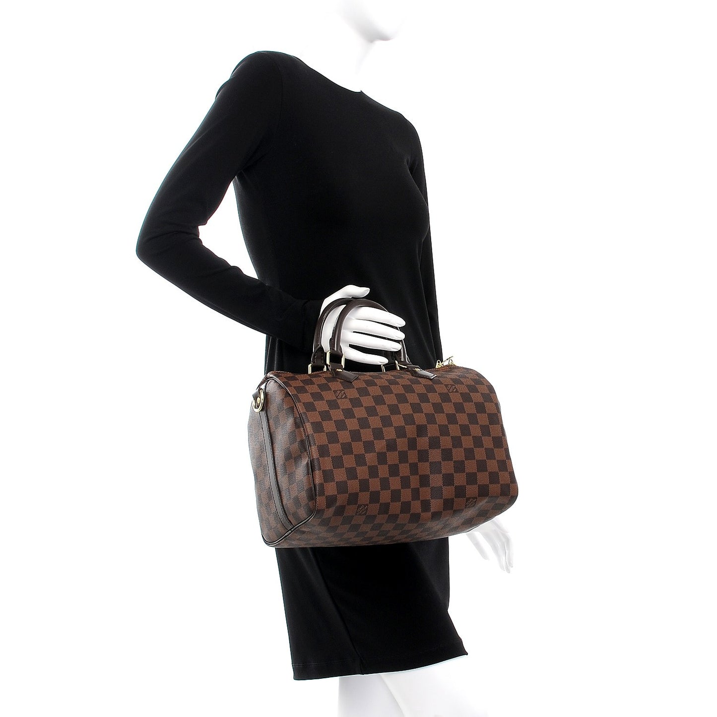 Damier Ebene Speedy Bandouliere 30