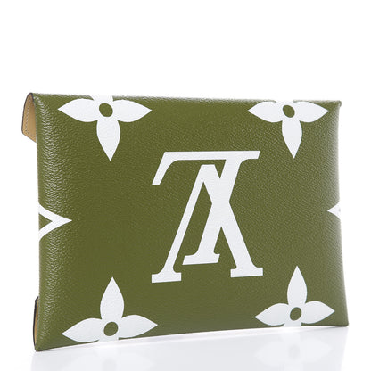 Louis Vuitton Monogram Giant Large Kirigami Pochette Kaki 3 of 8