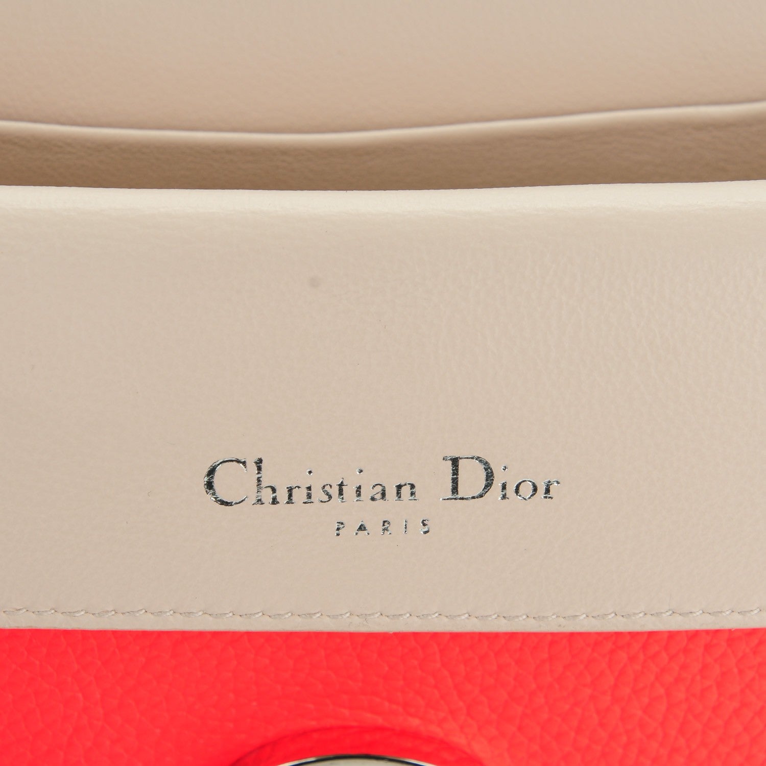 Christian Dior Bullcalf Mini Be Dior Satchel Fluorescent Goji Pink 6 of 10