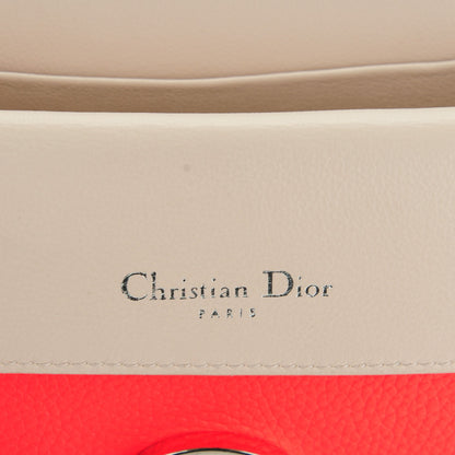 Christian Dior Bullcalf Mini Be Dior Satchel Fluorescent Goji Pink 6 of 10