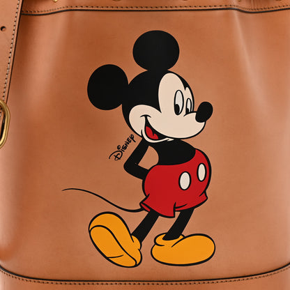 Gucci X DISNEY Calfskin Mickey Mouse Printed Bucket Bag Brown 12 of 12