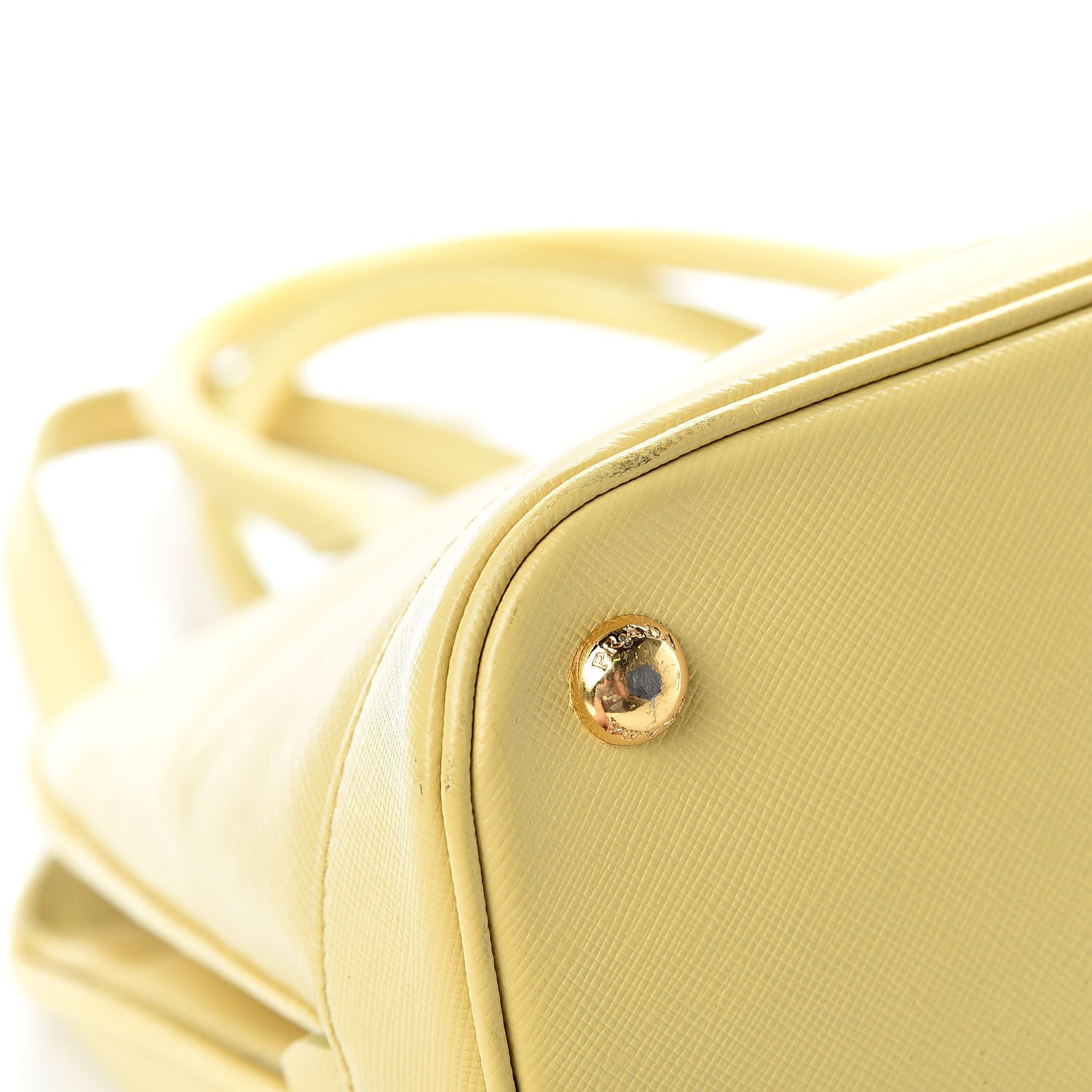 Prada Saffiano Lux Large Open Promenade Tote Ginestra 10 of 23