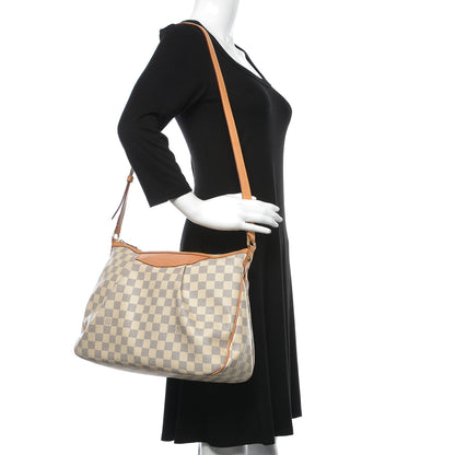 Louis Vuitton Damier Azur Siracusa MM 2 of 17
