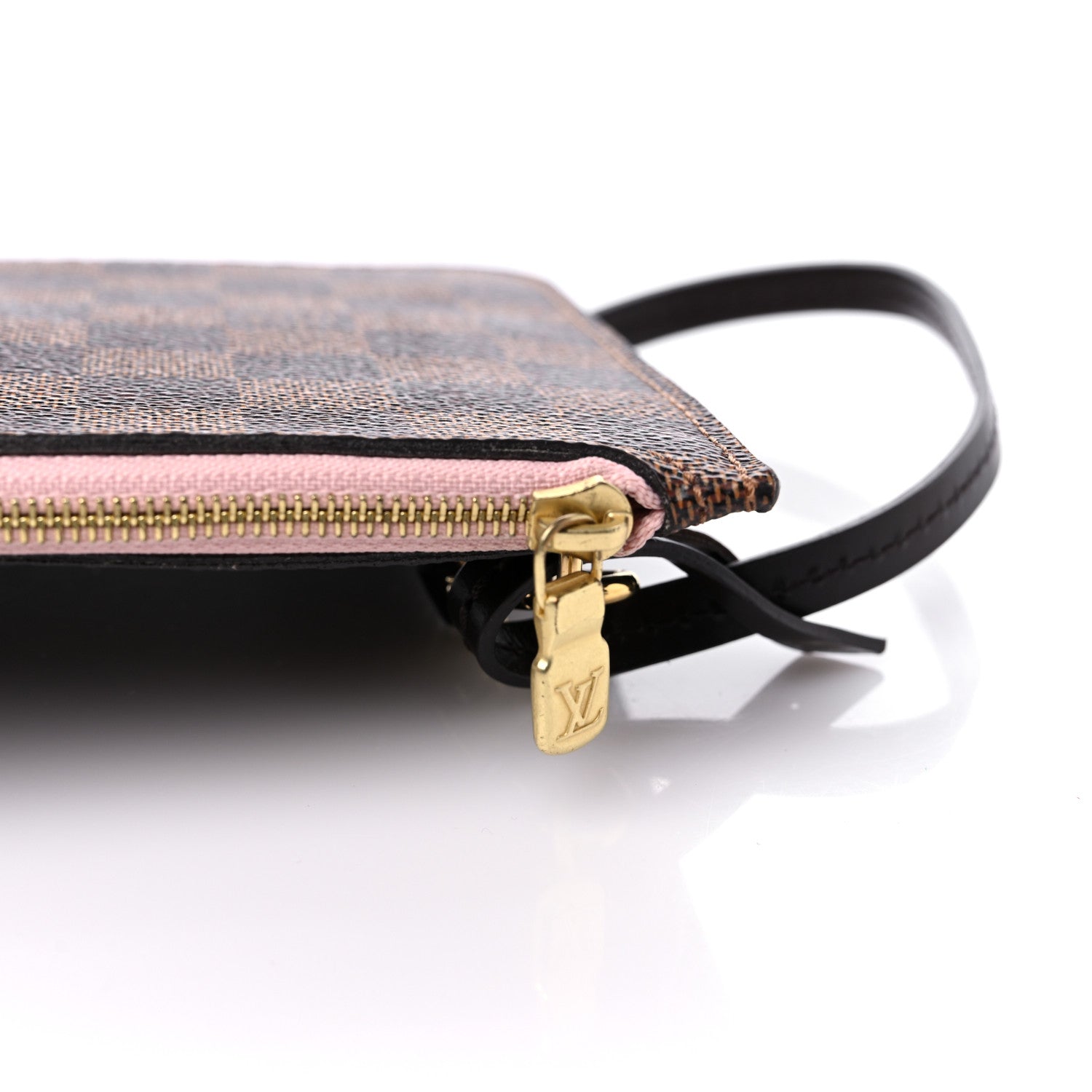 Louis Vuitton Damier Ebene Neverfull MM GM Pochette Rose Ballerine 9 of 10