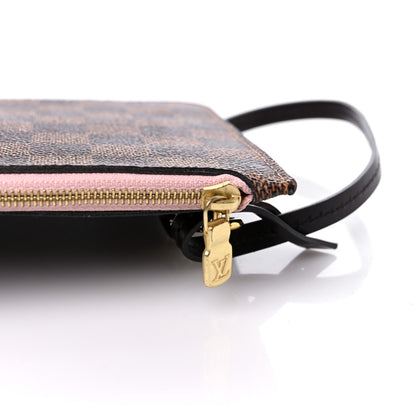 Louis Vuitton Damier Ebene Neverfull MM GM Pochette Rose Ballerine 9 of 10