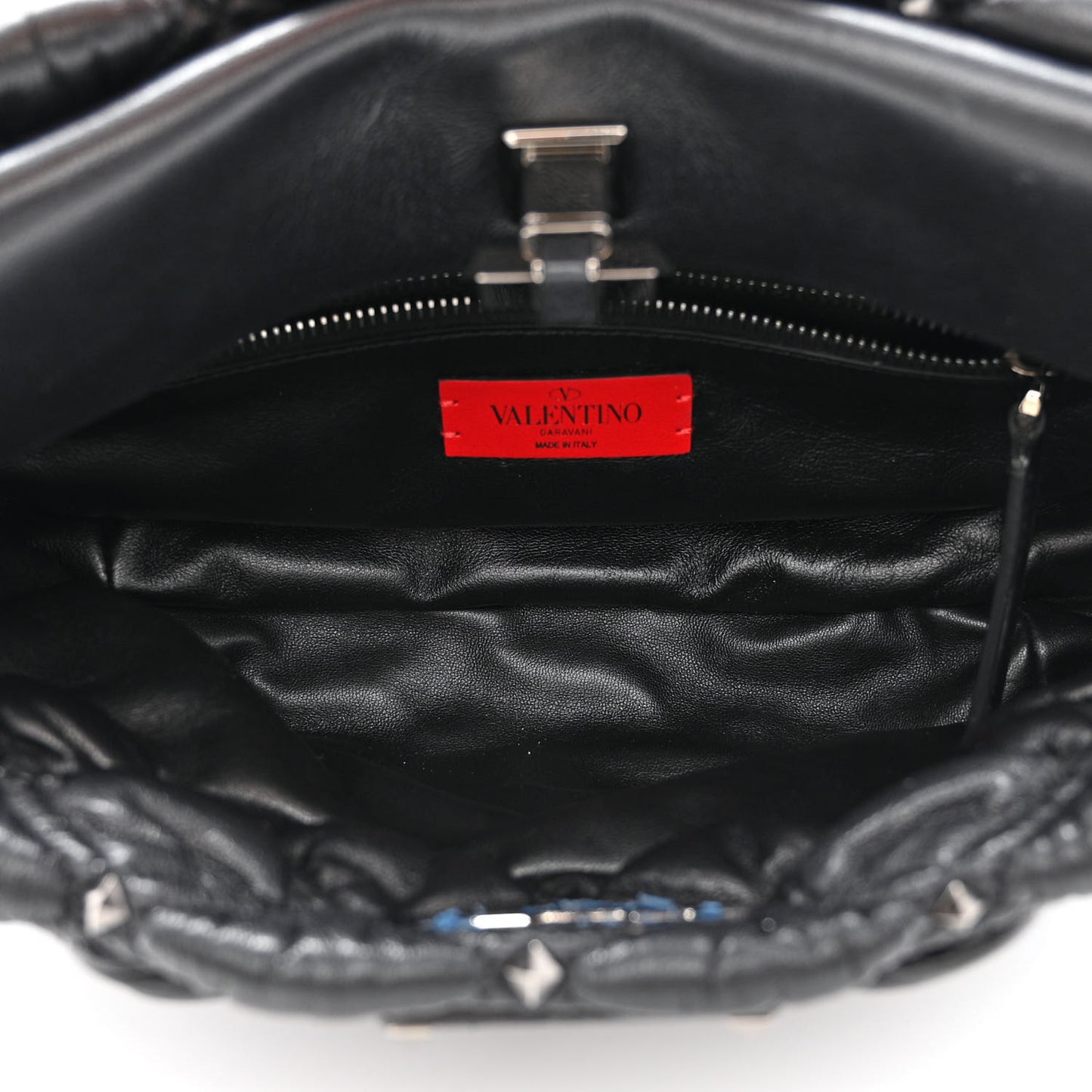 Nappa Spikeme Clutch Black