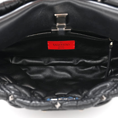 Valentino Garavani Nappa Spikeme Clutch Black 5 of 9