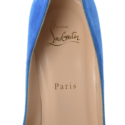 Christian Louboutin Veau Velours So Kate 120 Pumps 40 Egyptian Blue 7 of 9