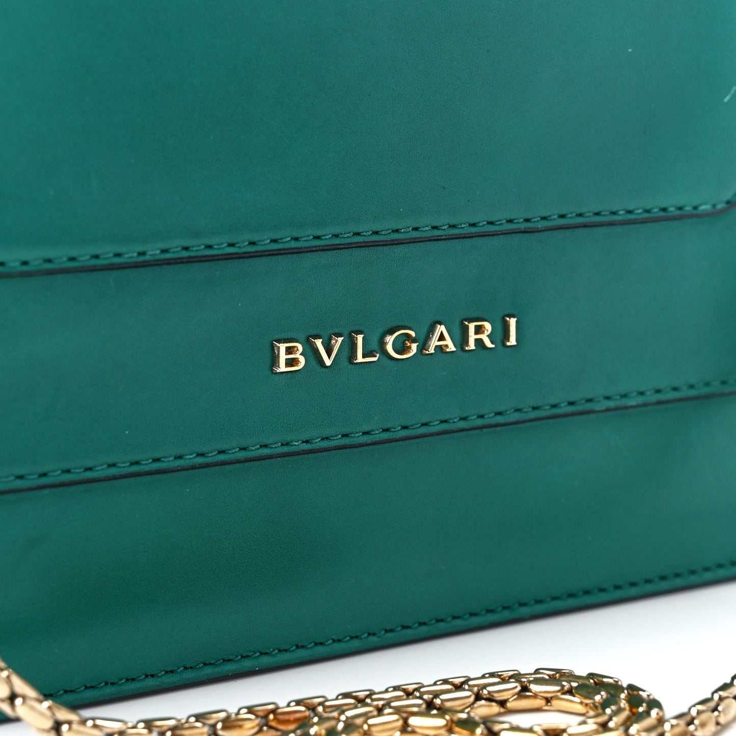 Calfskin Serpenti Forever Shoulder Bag Emerald Green