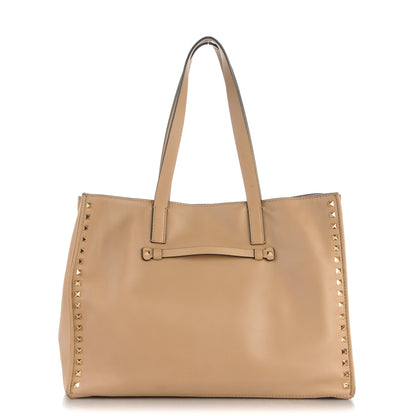 Valentino Garavani Nappa Medium Rockstud Soft Tote Nude 1 of 14