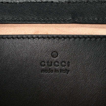 Gucci Calfskin Matelasse Aria Mini GG Marmont Shoulder Bag Black 6 of 10