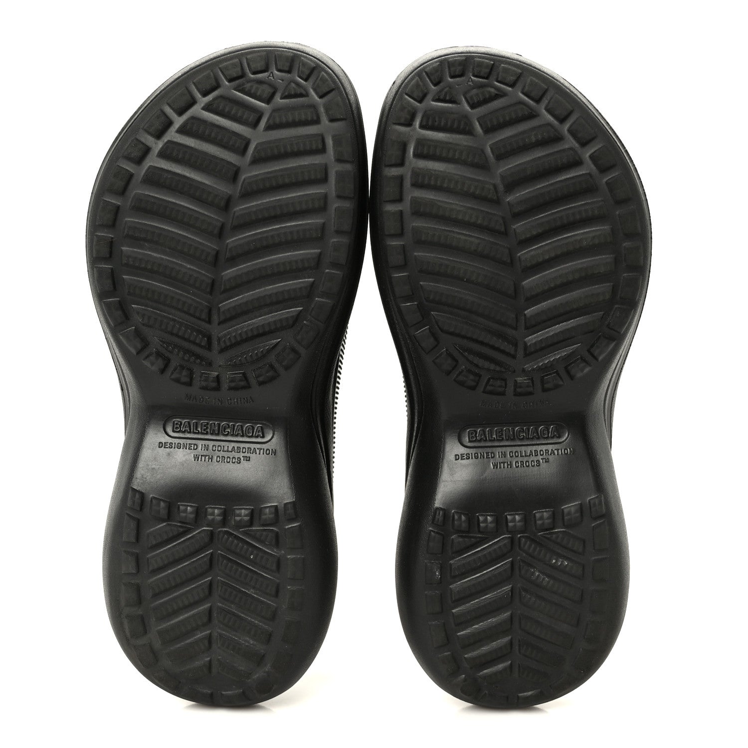 Balenciaga X CROCS Rubber Womens Mules 38 Black 6 of 10
