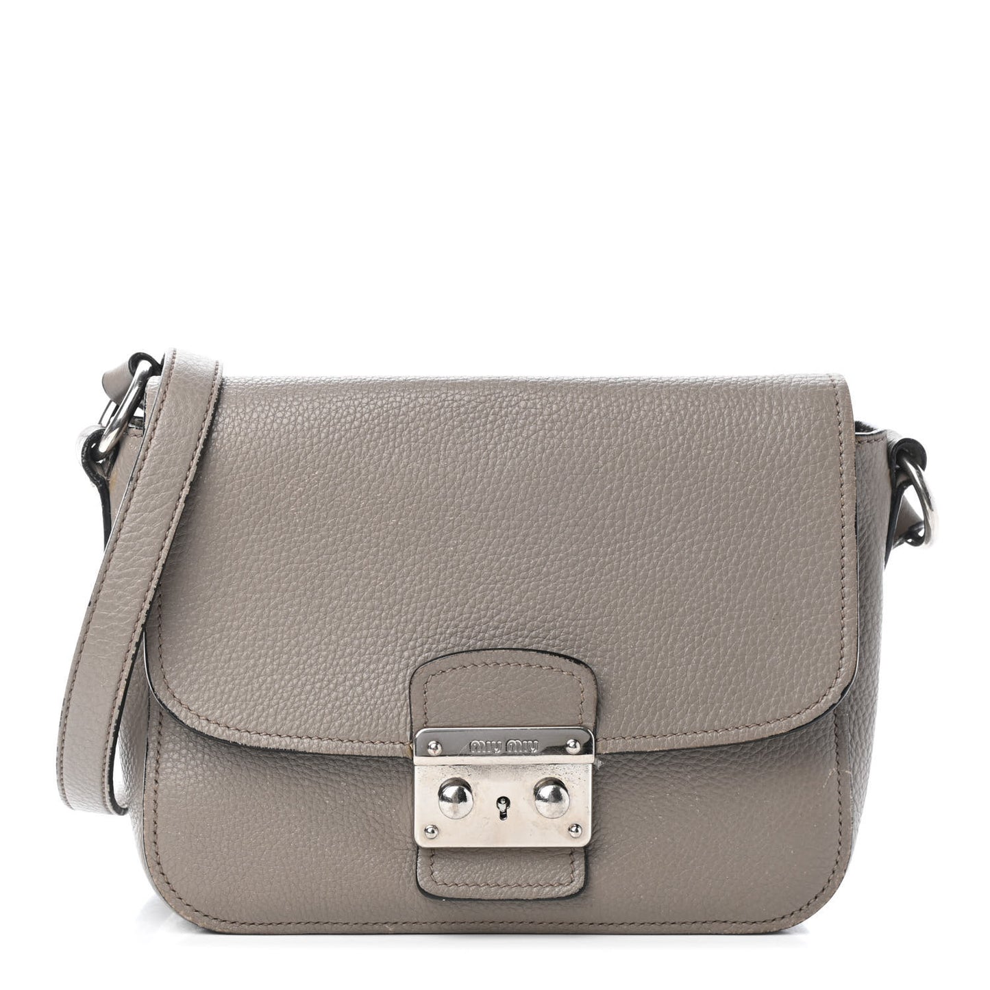 Vitello Phenix Shoulder Bag Argilla