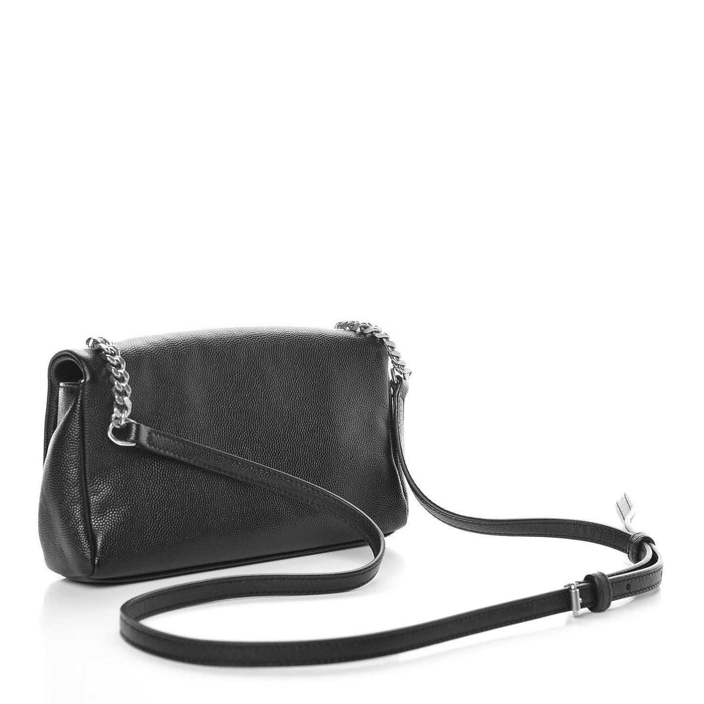Grain De Poudre Toy West Hollywood Monogram Fold-Over Bag Black