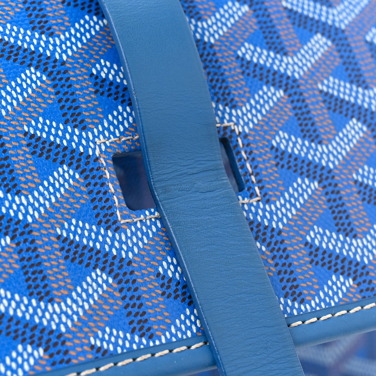 Goyardine Belvedere II MM Messenger Bag Sky Blue