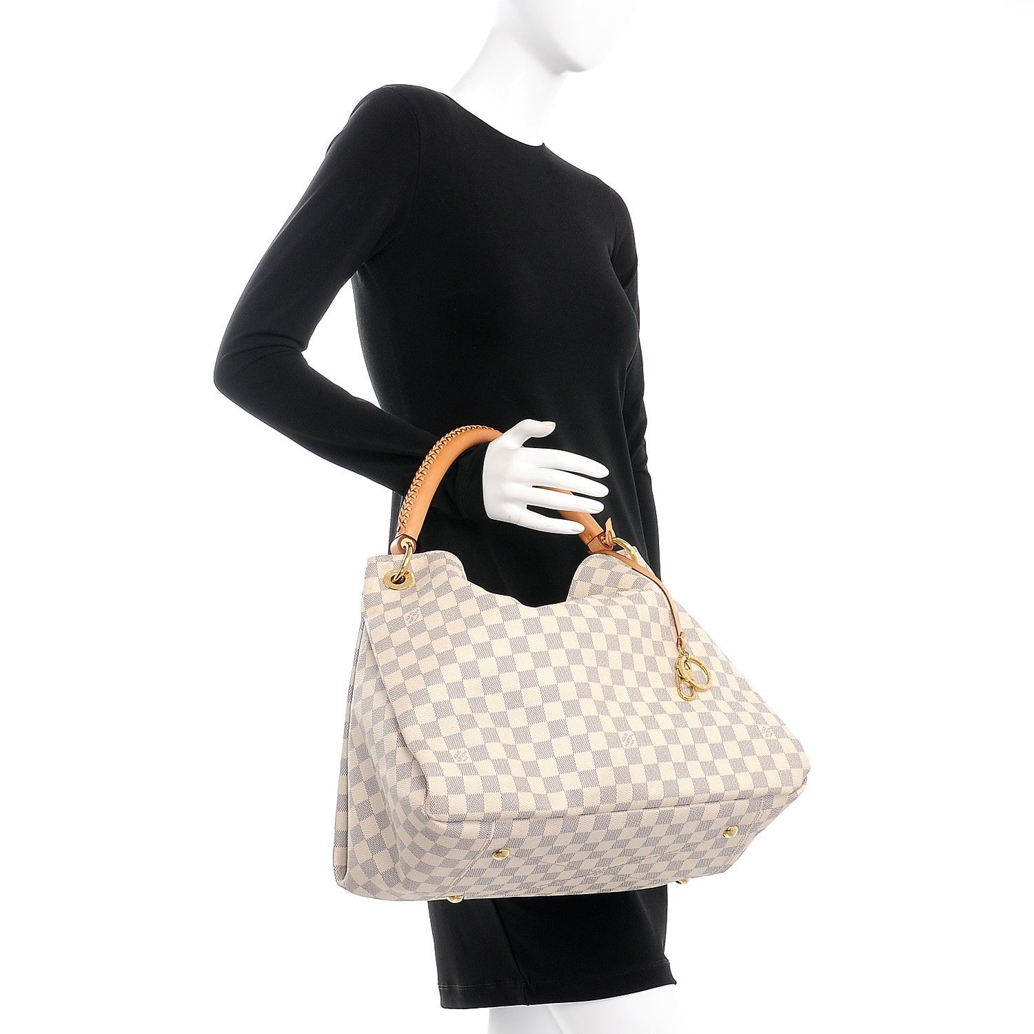 Louis Vuitton Damier Azur Artsy MM 2 of 8