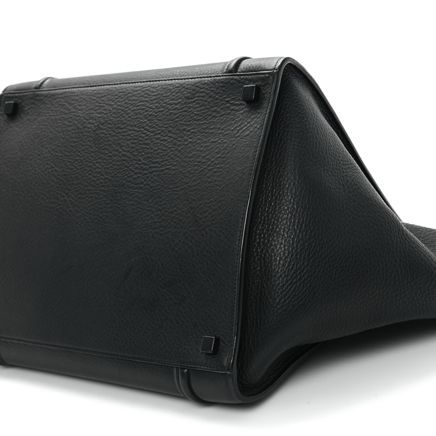 Celine Supple Calfskin Medium Phantom Luggage Black 9 of 10