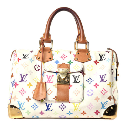 Louis Vuitton Monogram Multicolor Speedy 30 White 1 of 10