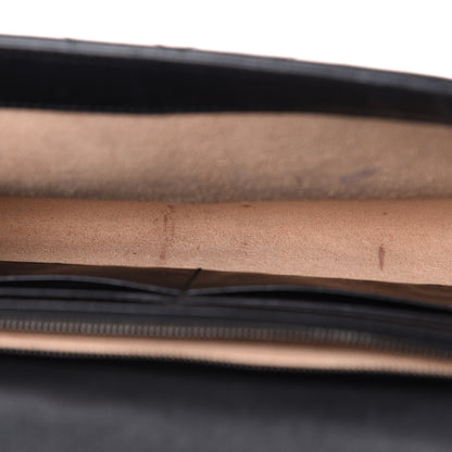 Gucci Calfskin Matelasse Mini GG Marmont Chain Wallet Black 8 of 15