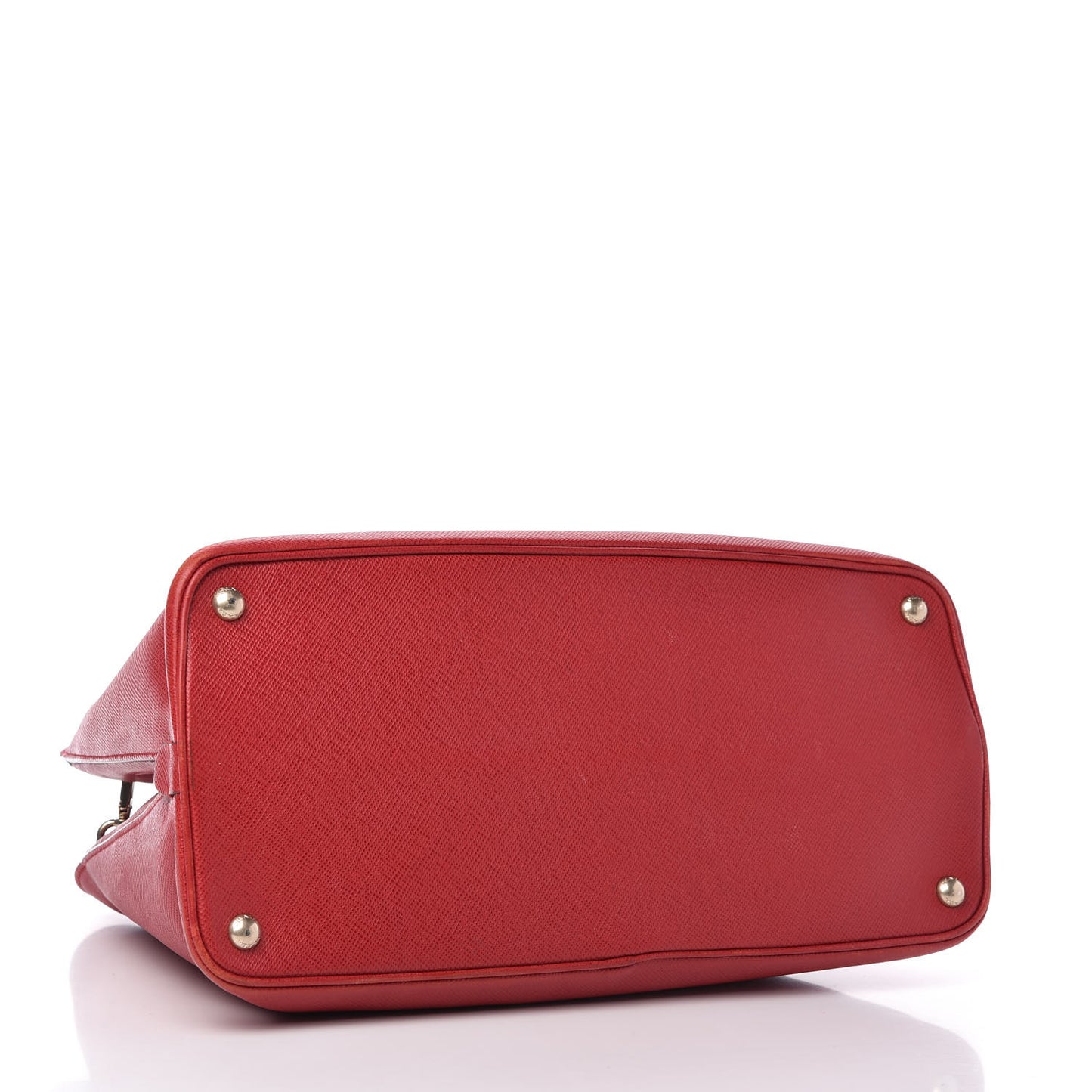 Saffiano Cuir Open Promenade Tote Fuoco