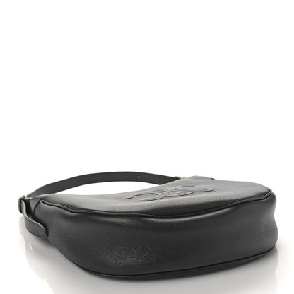 Celine Calfskin Triomphe Heloise Shoulder Bag Slate Grey 4 of 7