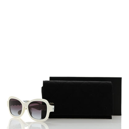 Chanel Acetate Chain Sunglasses 5465-Q-A White 8 of 8