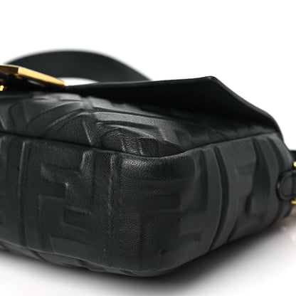 Fendi Nappa FF 1974 Embossed Baguette Black 10 of 13