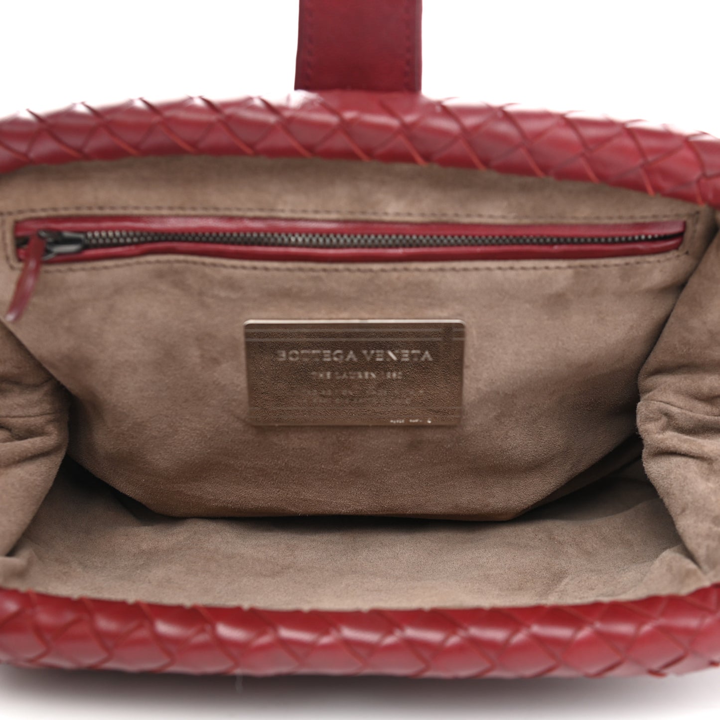 Nappa Intrecciato The Lauren 1980 Clutch Gigolo Red