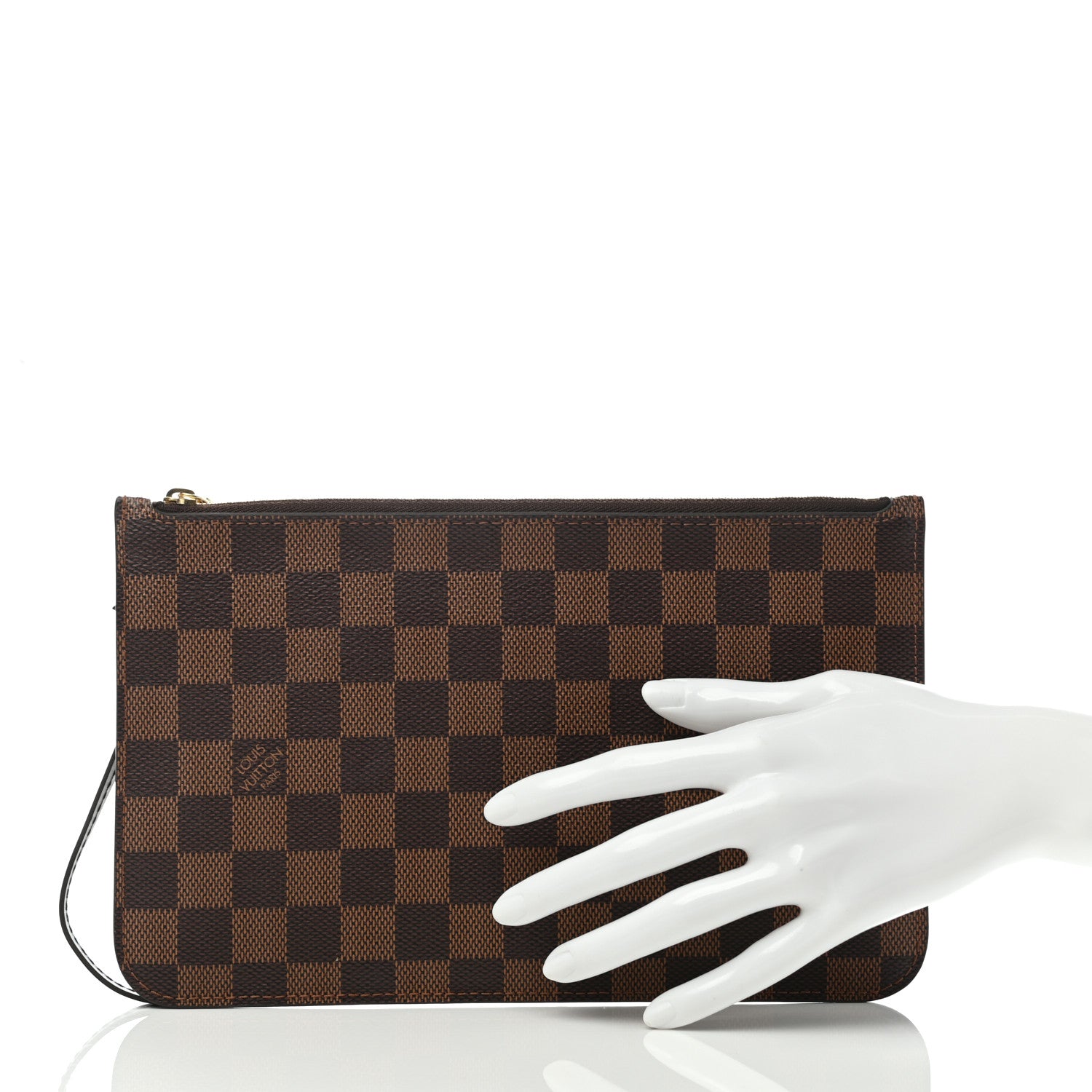 Louis Vuitton Damier Ebene Neverfull MM GM Pochette 2 of 8