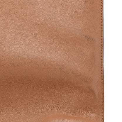 Celine Satin Baby Grained Calfskin Medium Tri-Color Trapeze Tan 13 of 18